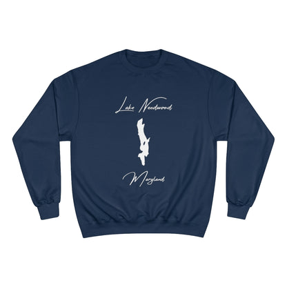 Maryland  Lake  Needwood  Sweatshirt  front  position  view  from  front  navy.webp