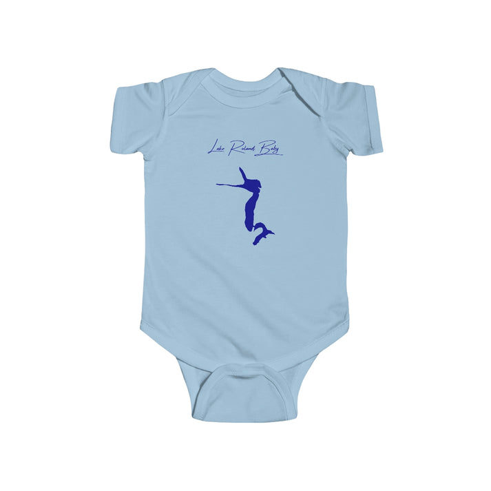 Maryland  Lake  Roland  Onesie  front  position  view  from  front  light  blue.webp