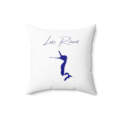 Maryland  Lake  Roland  Pillow  front  position  view  from  back  16  x  16.webp