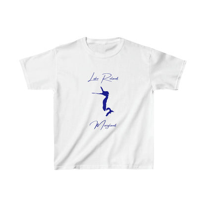 Maryland  Lake  Roland  Youth  T-shirt  front  position  view  from  front  white.webp