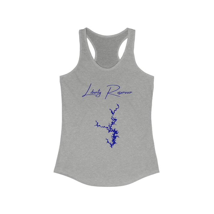 Maryland  Liberty  Reservoir  Racerback-Tank  front  position  view  from  front  heather  grey.webp