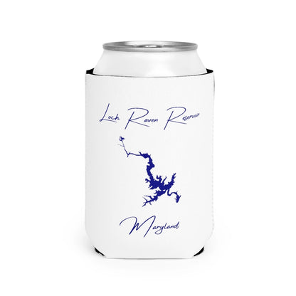 Maryland  Loch  Raven  Reservoir  Can  Koozie  front  position  view  from  front-2  white.webp