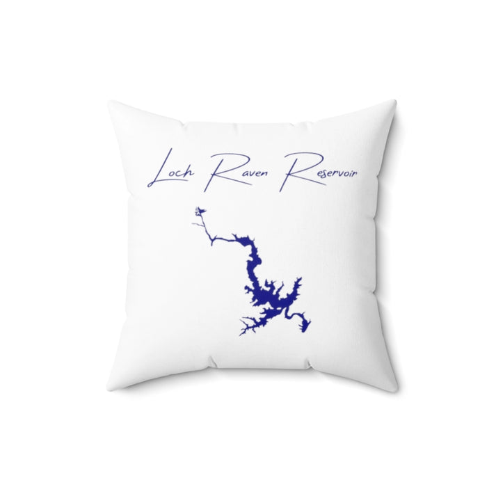 Maryland  Loch  Raven  Reservoir  Pillow  front  position  view  from  back  16  x  16.webp