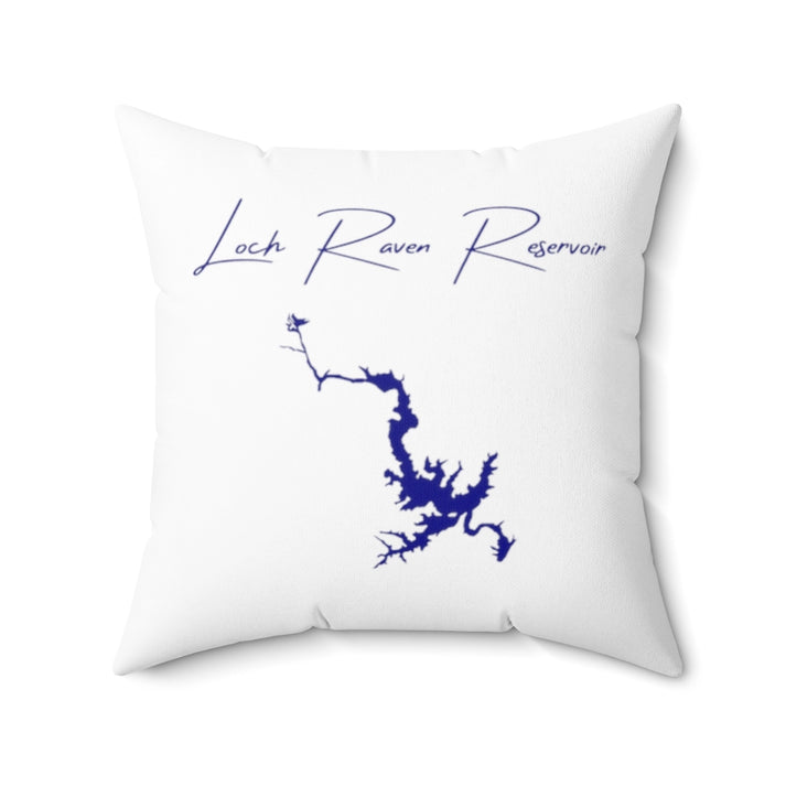 Maryland  Loch  Raven  Reservoir  Pillow  front  position  view  from  front  20  x  20.webp