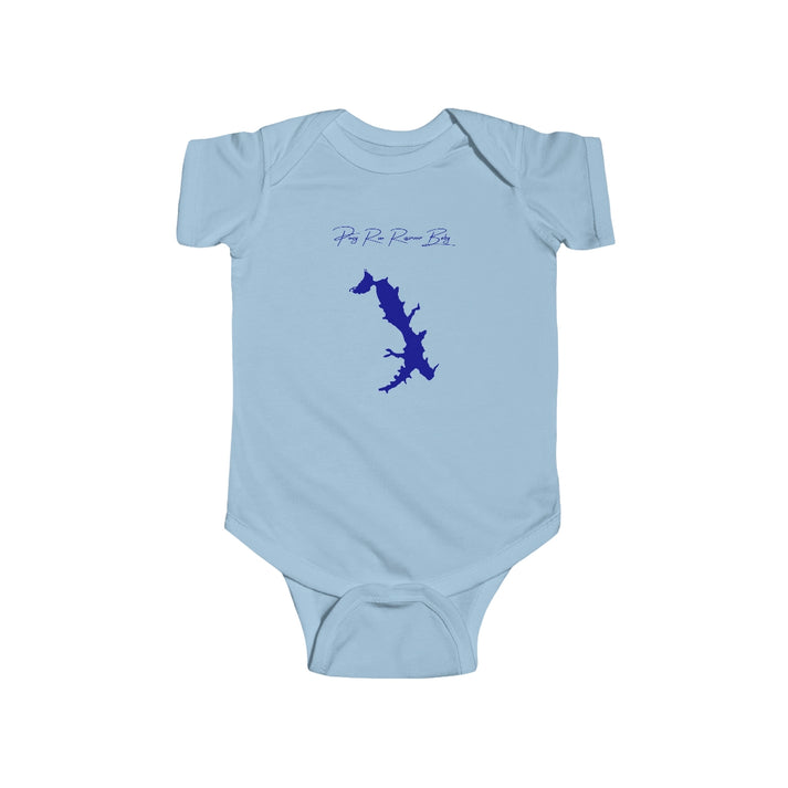 Maryland  Piney  Run  Reservoir  Onesie  front  position  view  from  front  light  blue.webp