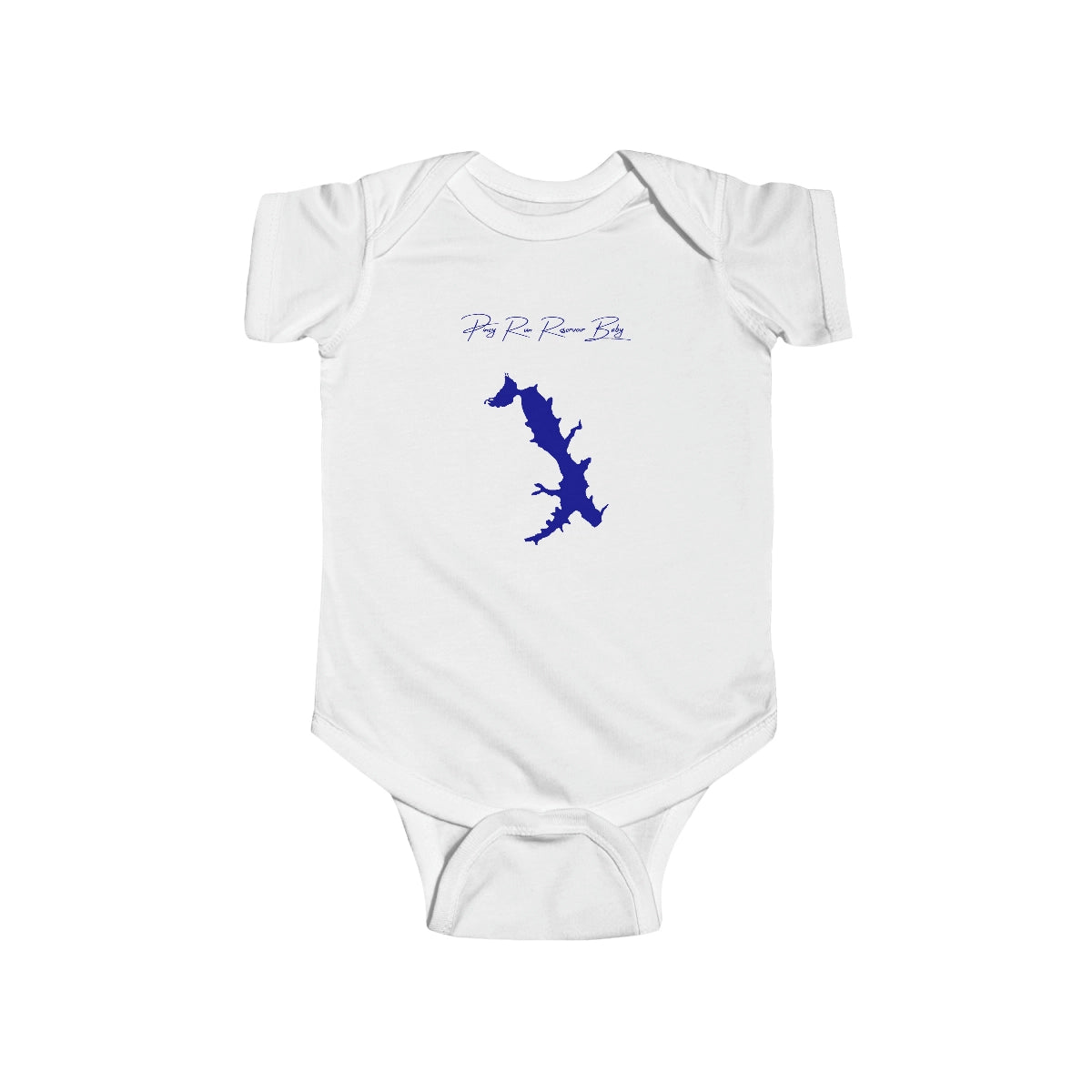 Maryland  Piney  Run  Reservoir  Onesie  front  position  view  from  front  white.webp