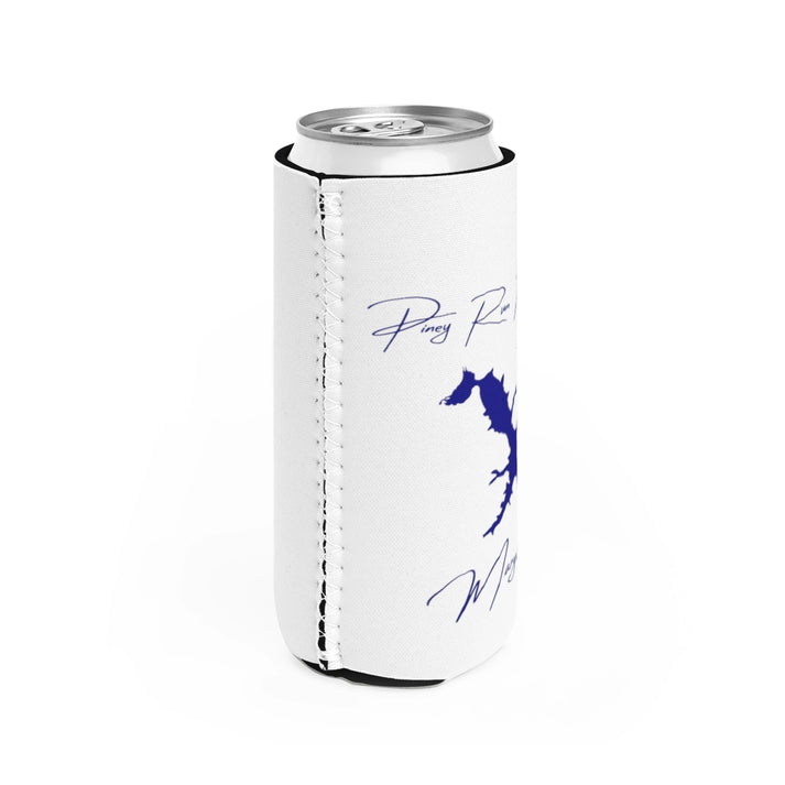Maryland  Piney  Run  Reservoir  Slim  Can  Koozie  all  position  view  from  right  white.webp
