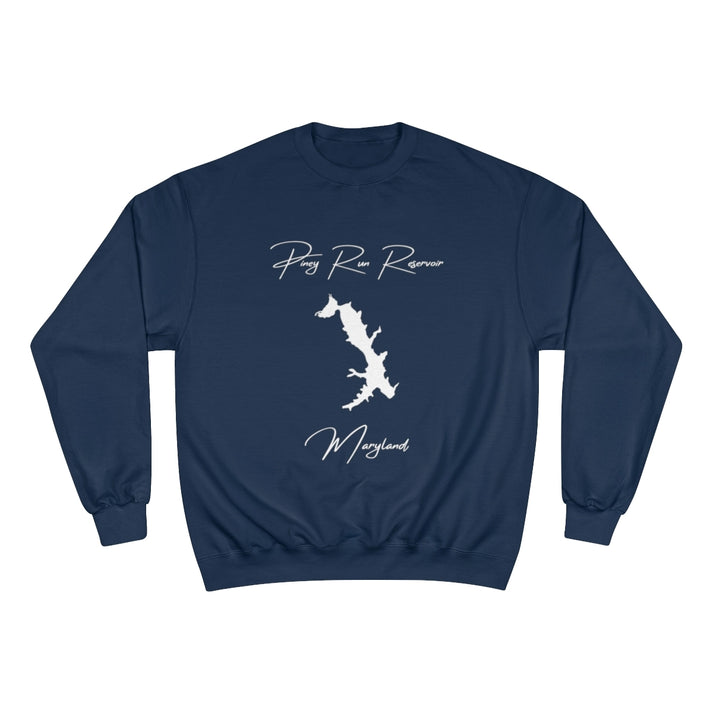 Maryland  Piney  Run  Reservoir  Sweatshirt  front  position  view  from  front  navy.webp