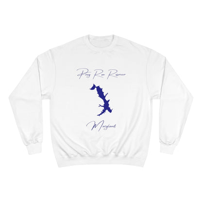 Maryland  Piney  Run  Reservoir  Sweatshirt  front  position  view  from  front  white.webp