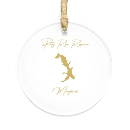 Maryland  Piney  Run  Reservoir  Tree  Ornament  other  position  view  from  front  round.webp