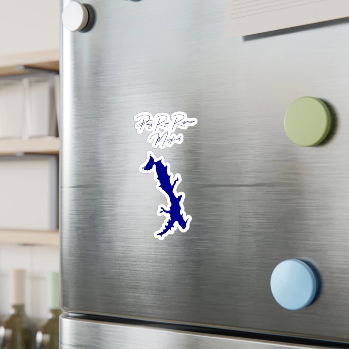 Maryland  Piney  Run  Reservoir  Vinyl  Decal  other  position  view  from  context-2  4  x  6.webp