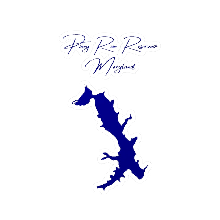 Maryland  Piney  Run  Reservoir  Vinyl  Decal  other  position  view  from  front  4  x  6.webp