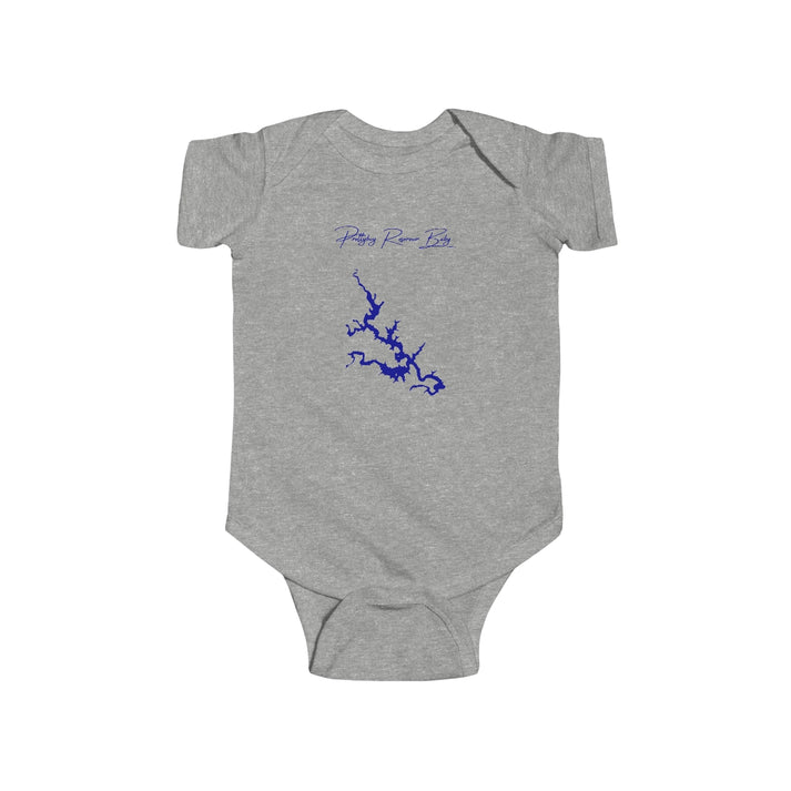 Maryland  Prettyboy  Reservoir  Onesie  front  position  view  from  front  heather.webp