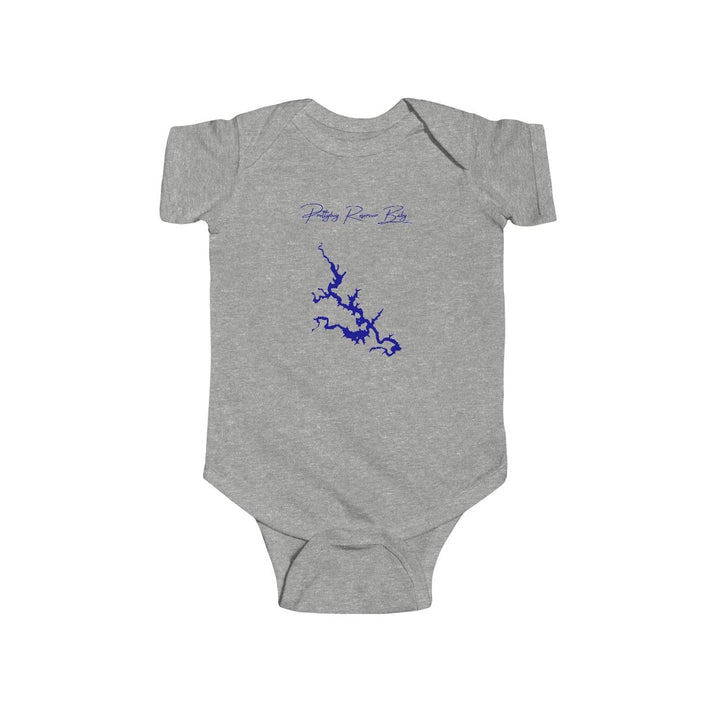 Maryland  Prettyboy  Reservoir  Onesie  front  position  view  from  front  heather.webp
