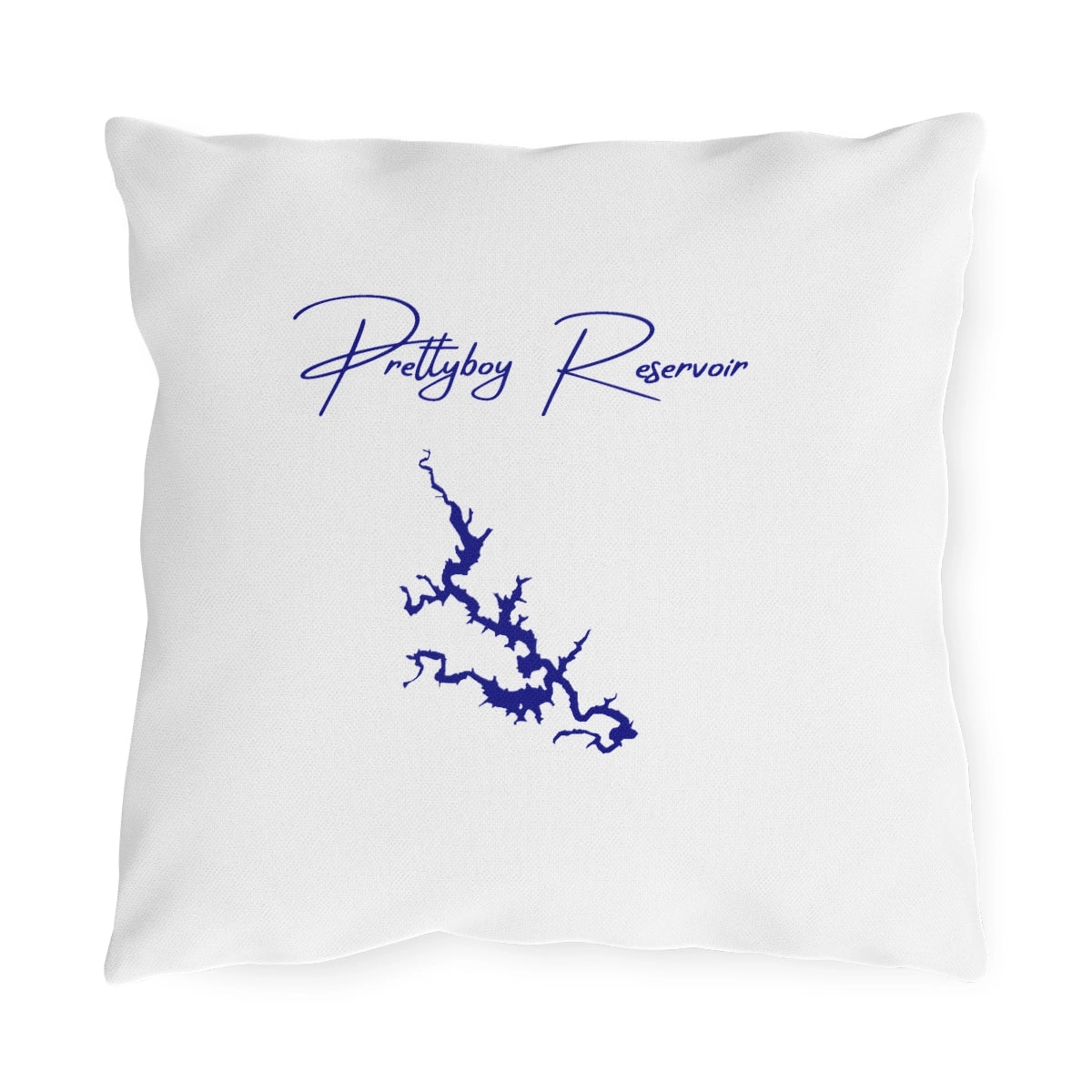 Maryland  Prettyboy  Reservoir  Outdoor  Pillow  front  position  view  from  front  16  x  16.webp