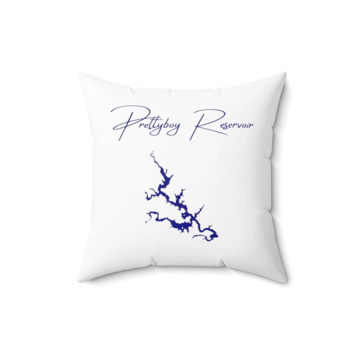 Maryland  Prettyboy  Reservoir  Pillow  front  position  view  from  front  16  x  16.webp