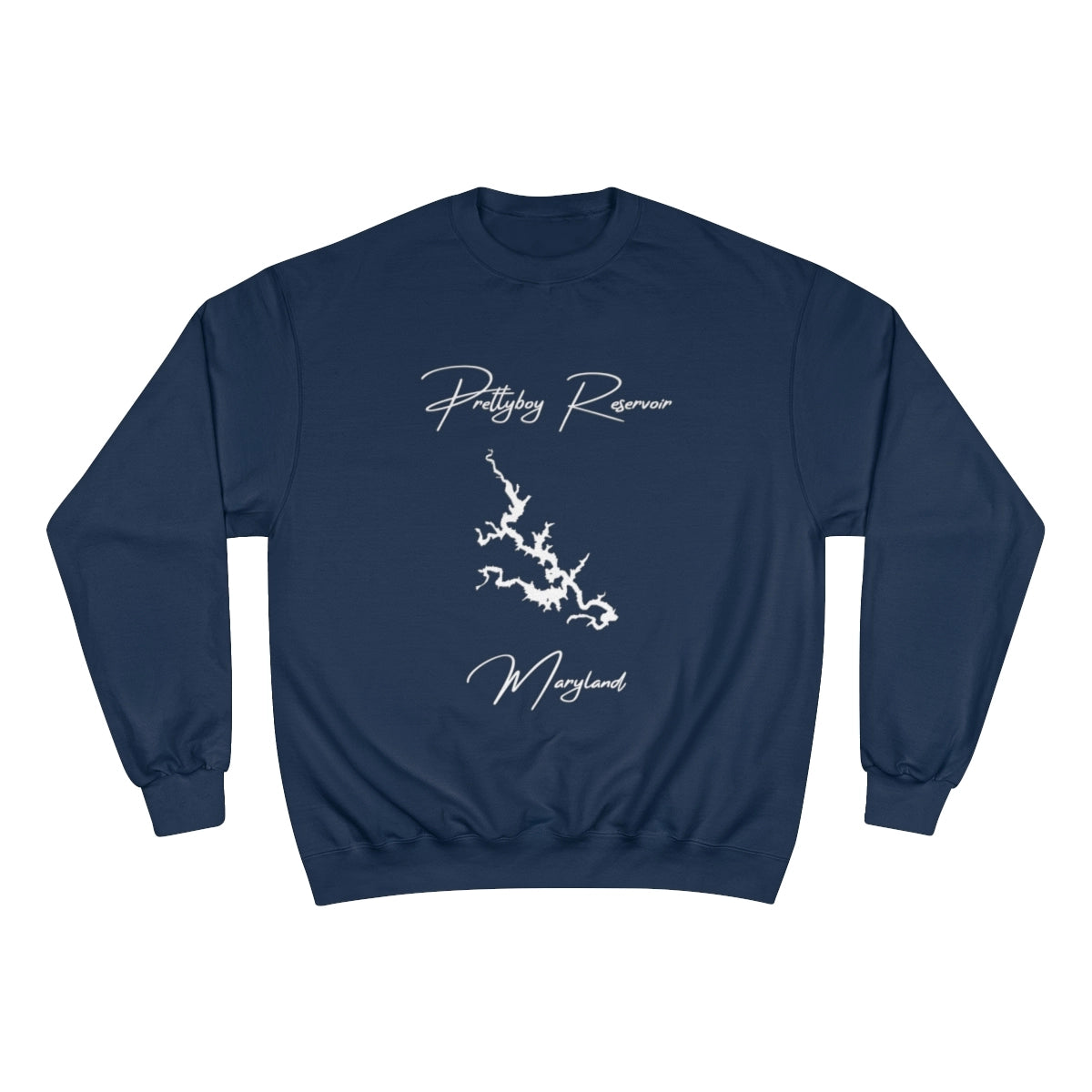 Maryland  Prettyboy  Reservoir  Sweatshirt  front  position  view  from  front  navy.webp