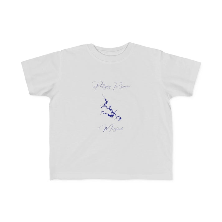 Maryland  Prettyboy  Reservoir  Toddler  T-shirt  front  position  view  from  front  silver.webp
