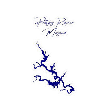 Maryland  Prettyboy  Reservoir  Vinyl  Decal  other  position  view  from  front  4  x  6.webp
