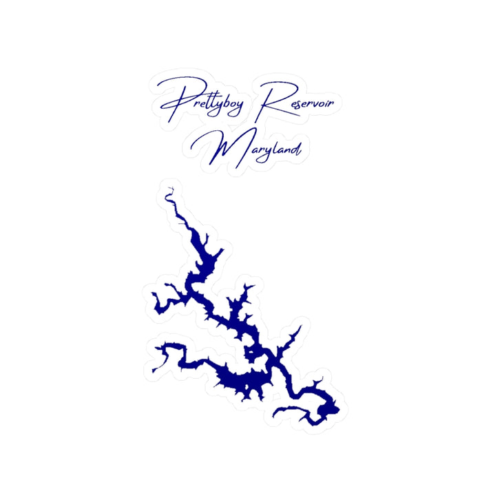 Maryland  Prettyboy  Reservoir  Vinyl  Decal  other  position  view  from  front  4  x  6.webp