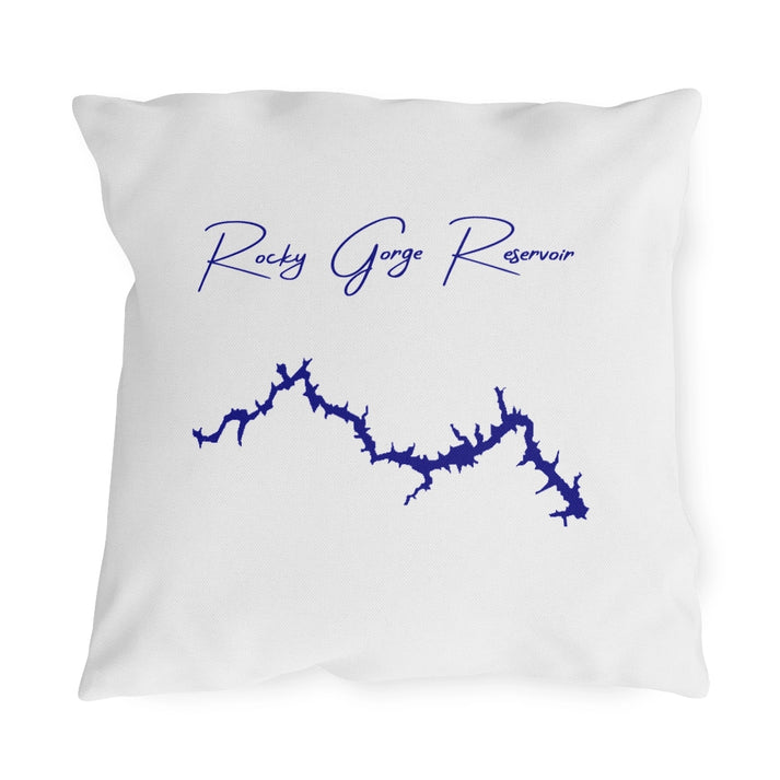 Maryland  Rocky  Gorge  Reservoir  Outdoor  Pillow  front  position  view  from  front  18  x  18.webp