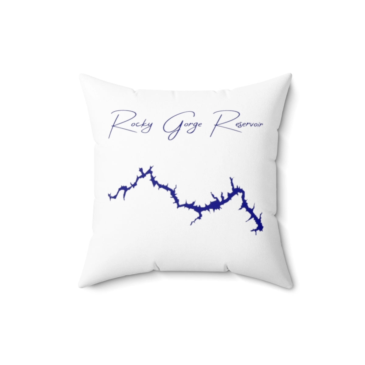 Maryland  Rocky  Gorge  Reservoir  Pillow  front  position  view  from  back  16  x  16.webp