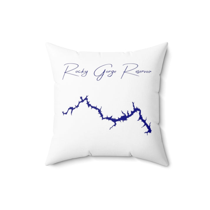 Maryland  Rocky  Gorge  Reservoir  Pillow  front  position  view  from  front  16  x  16.webp