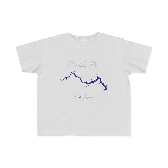 Maryland  Rocky  Gorge  Reservoir  Toddler  T-shirt  front  position  view  from  front  silver.webp