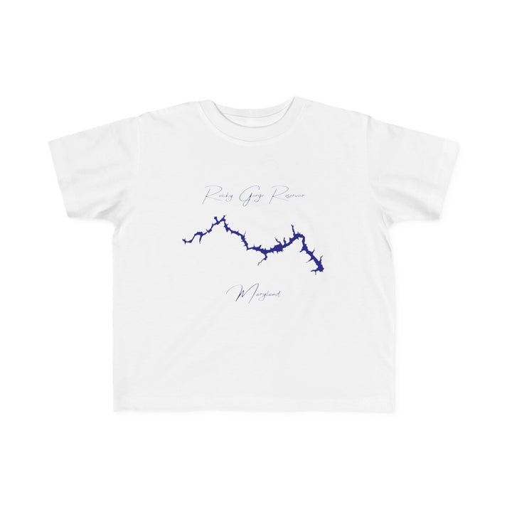 Maryland  Rocky  Gorge  Reservoir  Toddler  T-shirt  front  position  view  from  front  white.webp