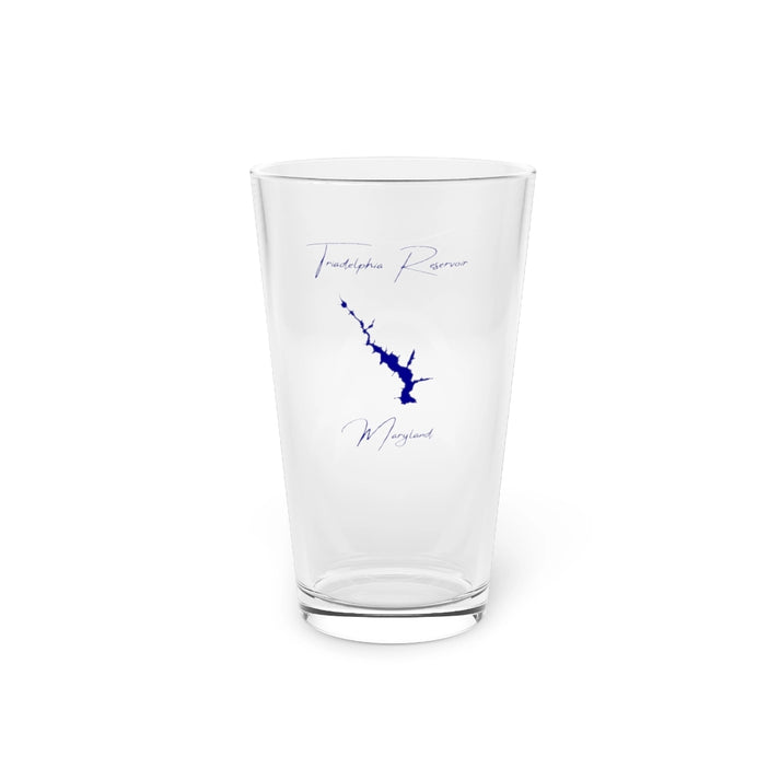 Maryland  Triadelphia  Reservoir  16oz  Pint  Glass  front  position  view  from  front  16oz.webp