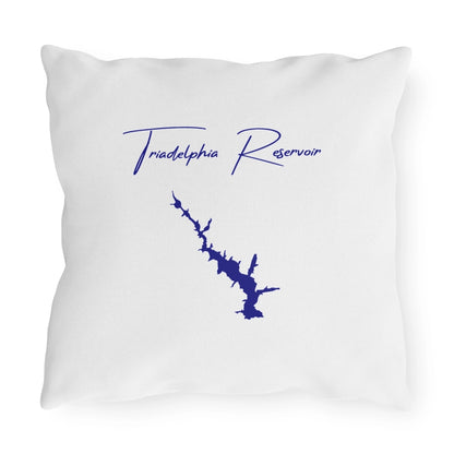 Maryland  Triadelphia  Reservoir  Outdoor  Pillow  back  position  view  from  back  16  x  16.webp