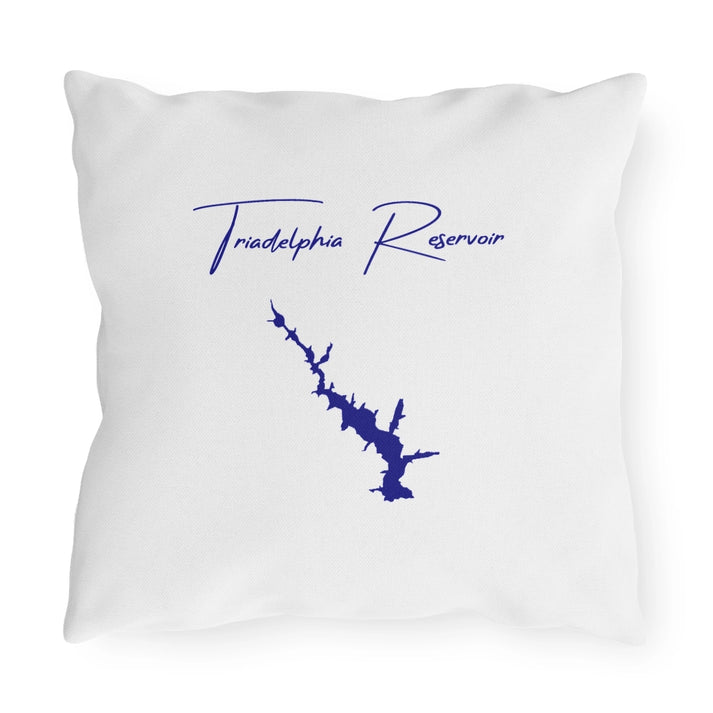Maryland  Triadelphia  Reservoir  Outdoor  Pillow  back  position  view  from  back  16  x  16.webp