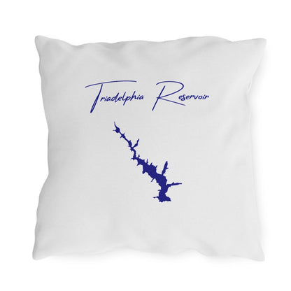 Maryland  Triadelphia  Reservoir  Outdoor  Pillow  back  position  view  from  back  18  x  18.webp
