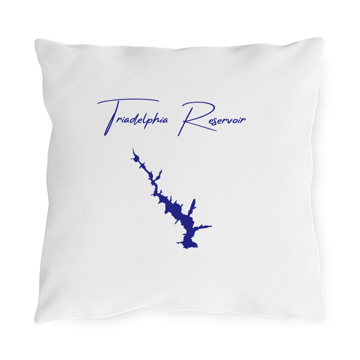 Maryland  Triadelphia  Reservoir  Outdoor  Pillow  front  position  view  from  front  16  x  16.webp