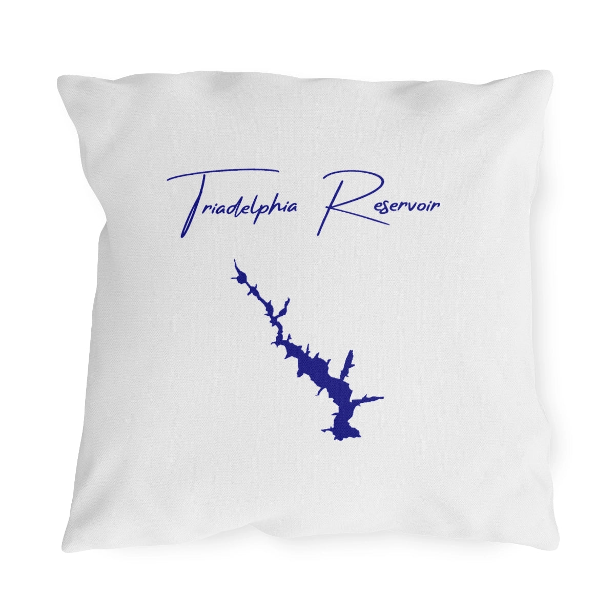 Maryland  Triadelphia  Reservoir  Outdoor  Pillow  front  position  view  from  front  18  x  18.webp