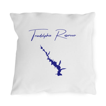 Maryland  Triadelphia  Reservoir  Outdoor  Pillow  front  position  view  from  front  18  x  18.webp