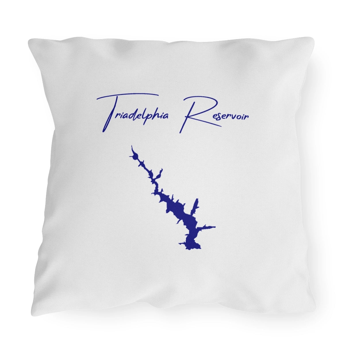 Maryland  Triadelphia  Reservoir  Outdoor  Pillow  front  position  view  from  front  20  x  20.webp