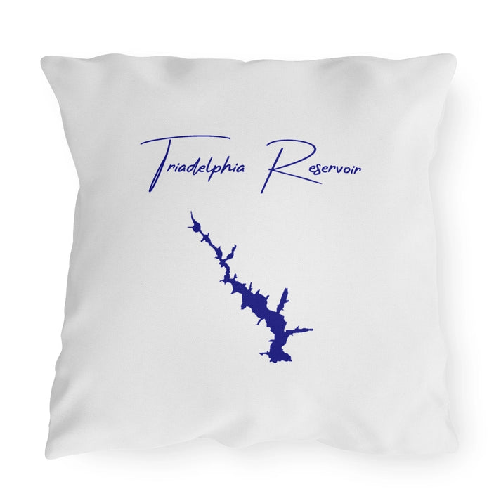 Maryland  Triadelphia  Reservoir  Outdoor  Pillow  front  position  view  from  front  20  x  20.webp