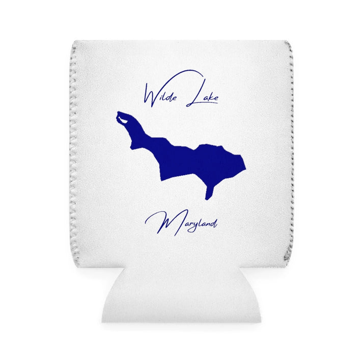 Maryland  Wilde  Lake  Can  Koozie  front  position  view  from  front-1  white.webp