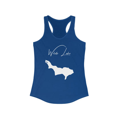 Maryland  Wilde  Lake  Racerback-Tank  front  position  view  from  front  solid  royal.webp