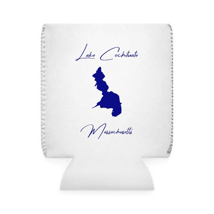Massachusetts  Lake  Cochituate  Can  Koozie  front  position  view  from  front-1  white.webp