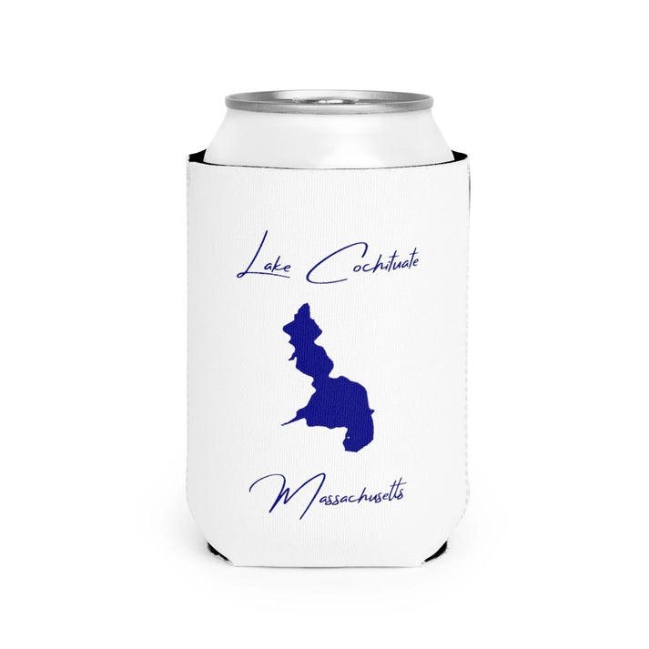 Massachusetts  Lake  Cochituate  Can  Koozie  front  position  view  from  front-2  white.webp