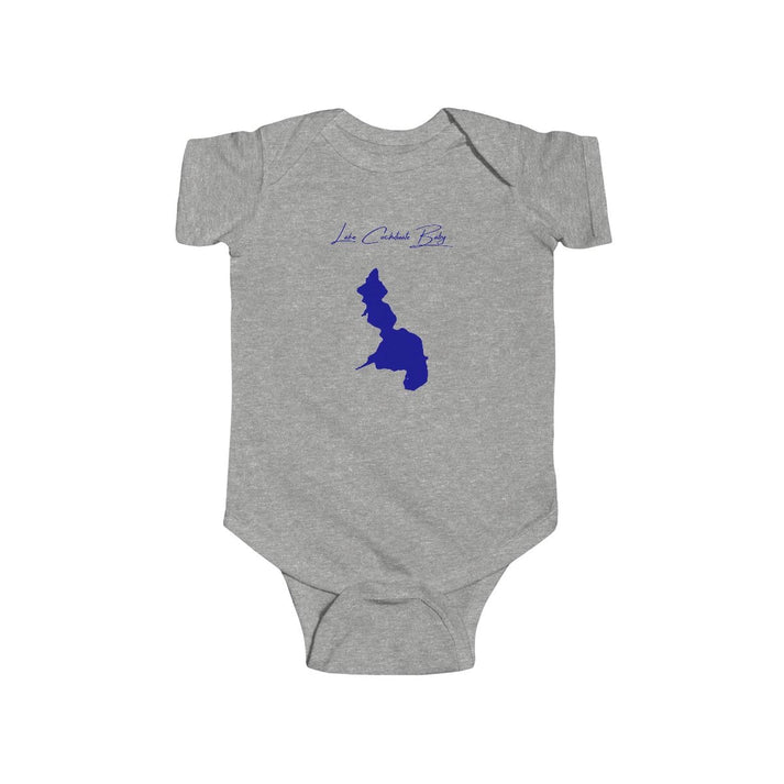 Massachusetts  Lake  Cochituate  Onesie  front  position  view  from  front  heather.webp
