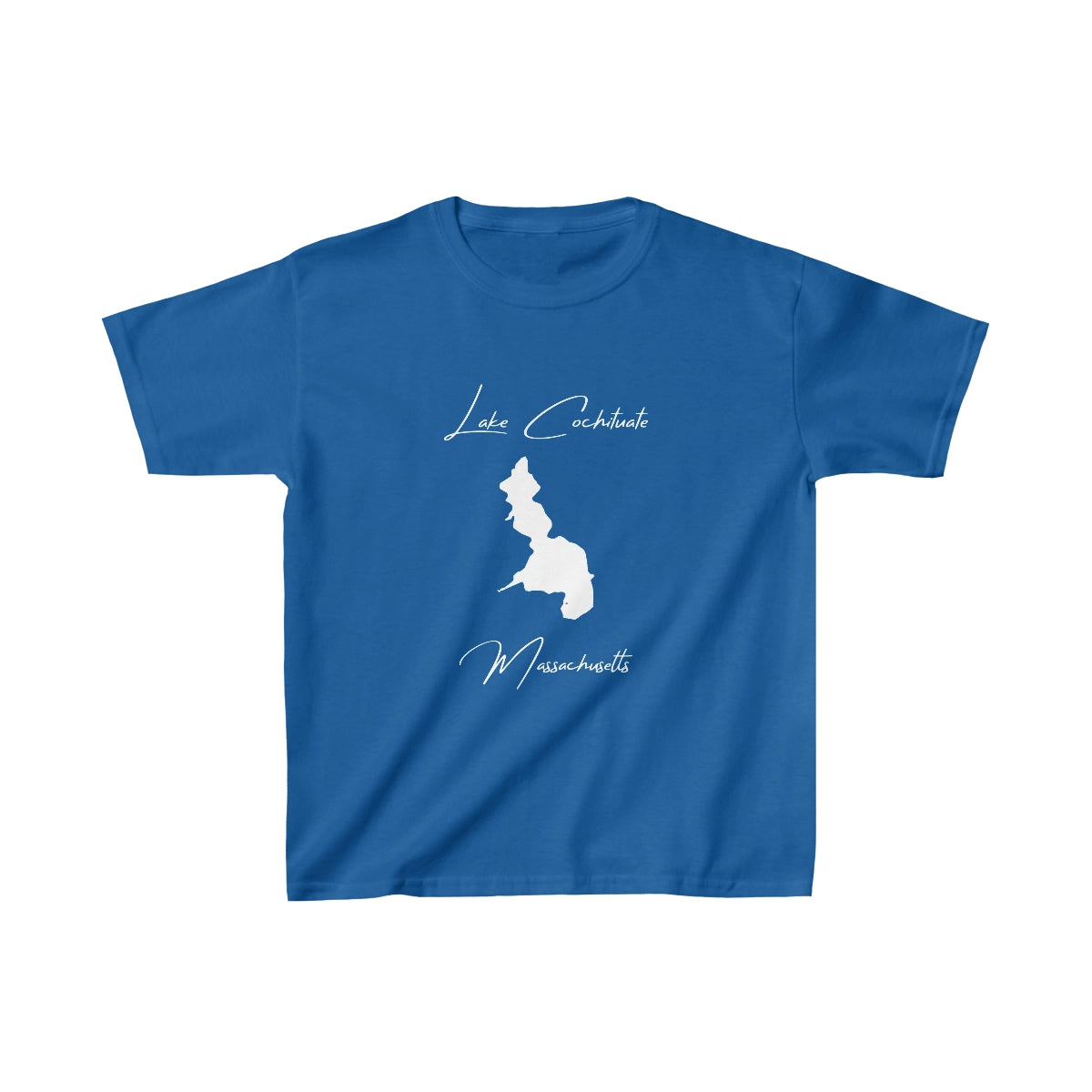Massachusetts  Lake  Cochituate  Youth  T-shirt  front  position  view  from  front  royal.webp
