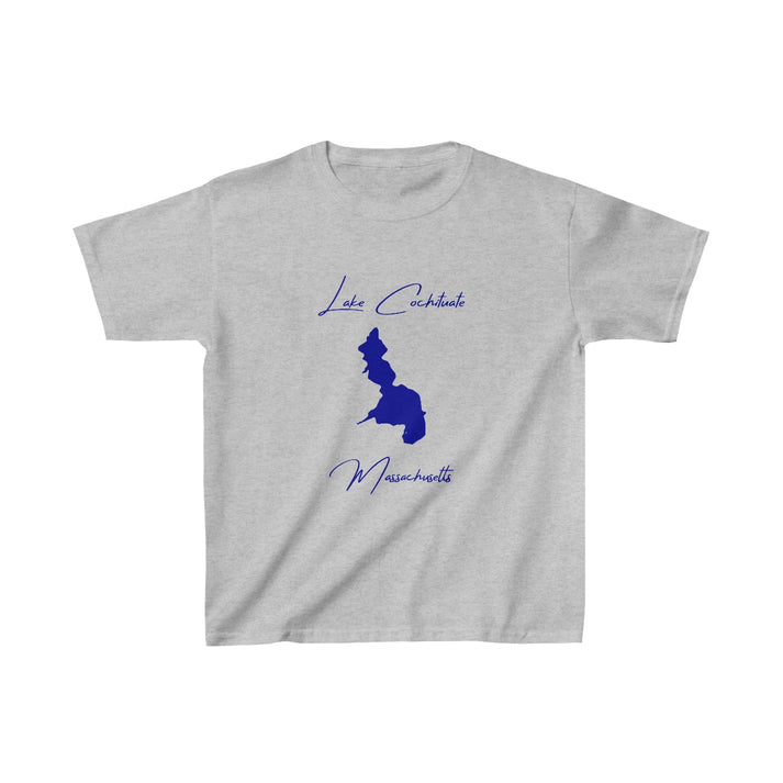 Massachusetts  Lake  Cochituate  Youth  T-shirt  front  position  view  from  front  sport  grey.webp