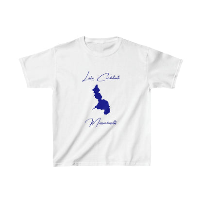 Massachusetts  Lake  Cochituate  Youth  T-shirt  front  position  view  from  front  white.webp