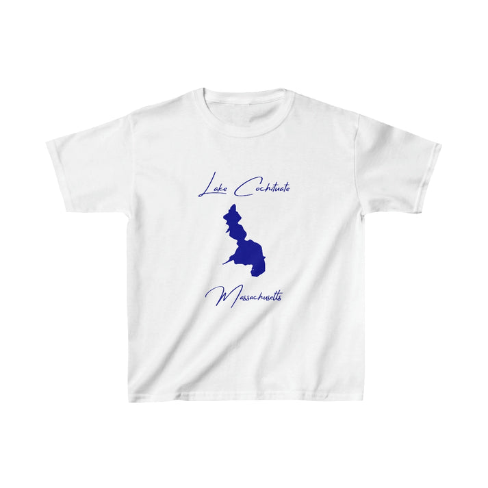 Massachusetts  Lake  Cochituate  Youth  T-shirt  front  position  view  from  front  white.webp