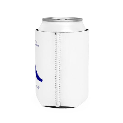 Massachusetts  Lake  Garfield  Can  Koozie  all  position  view  from  right  white.webp