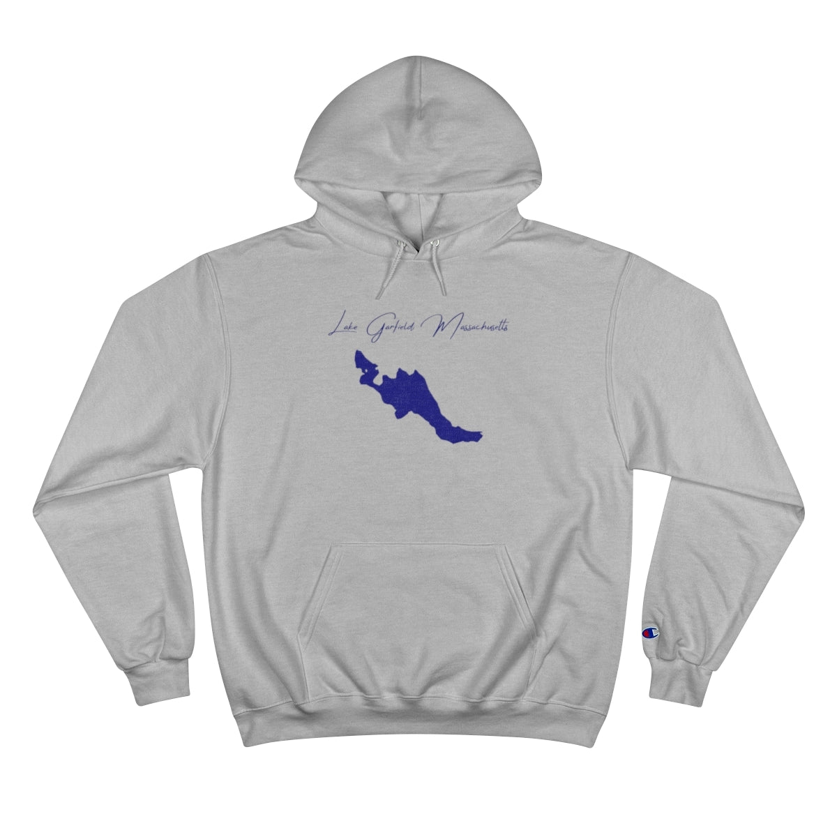 Massachusetts  Lake  Garfield  Hoodie  front  position  view  from  front  light  steel.webp