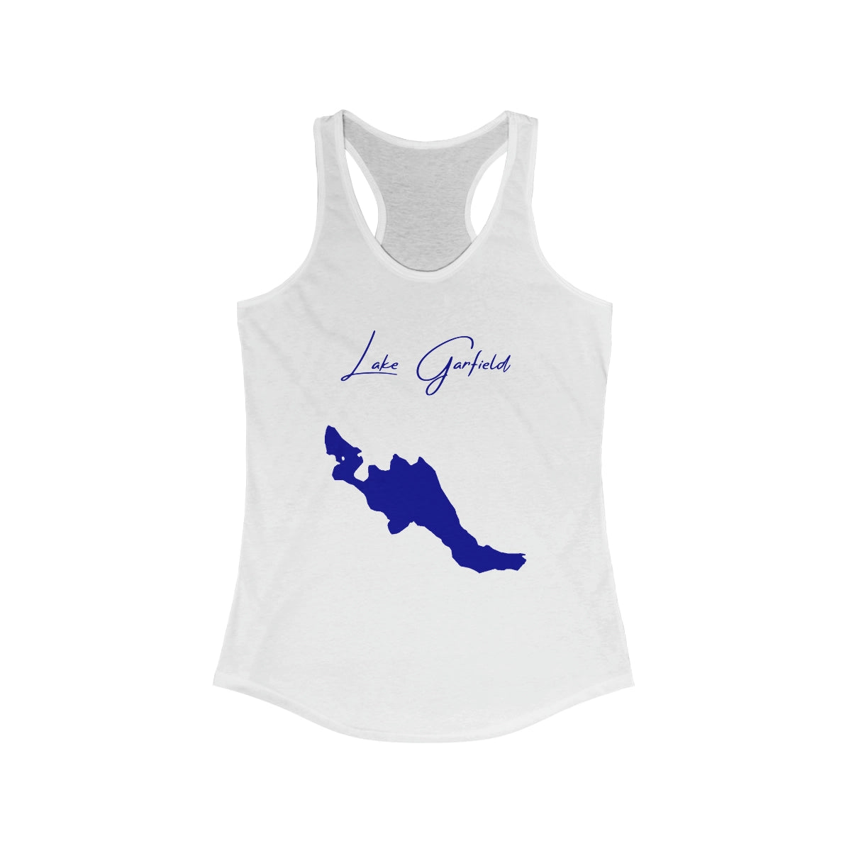 Massachusetts  Lake  Garfield  Racerback-Tank  front  position  view  from  front  solid  white.webp